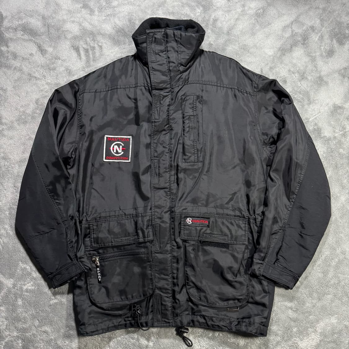 노티카 헤비 블랙 바람막이 점퍼 상품이미지2