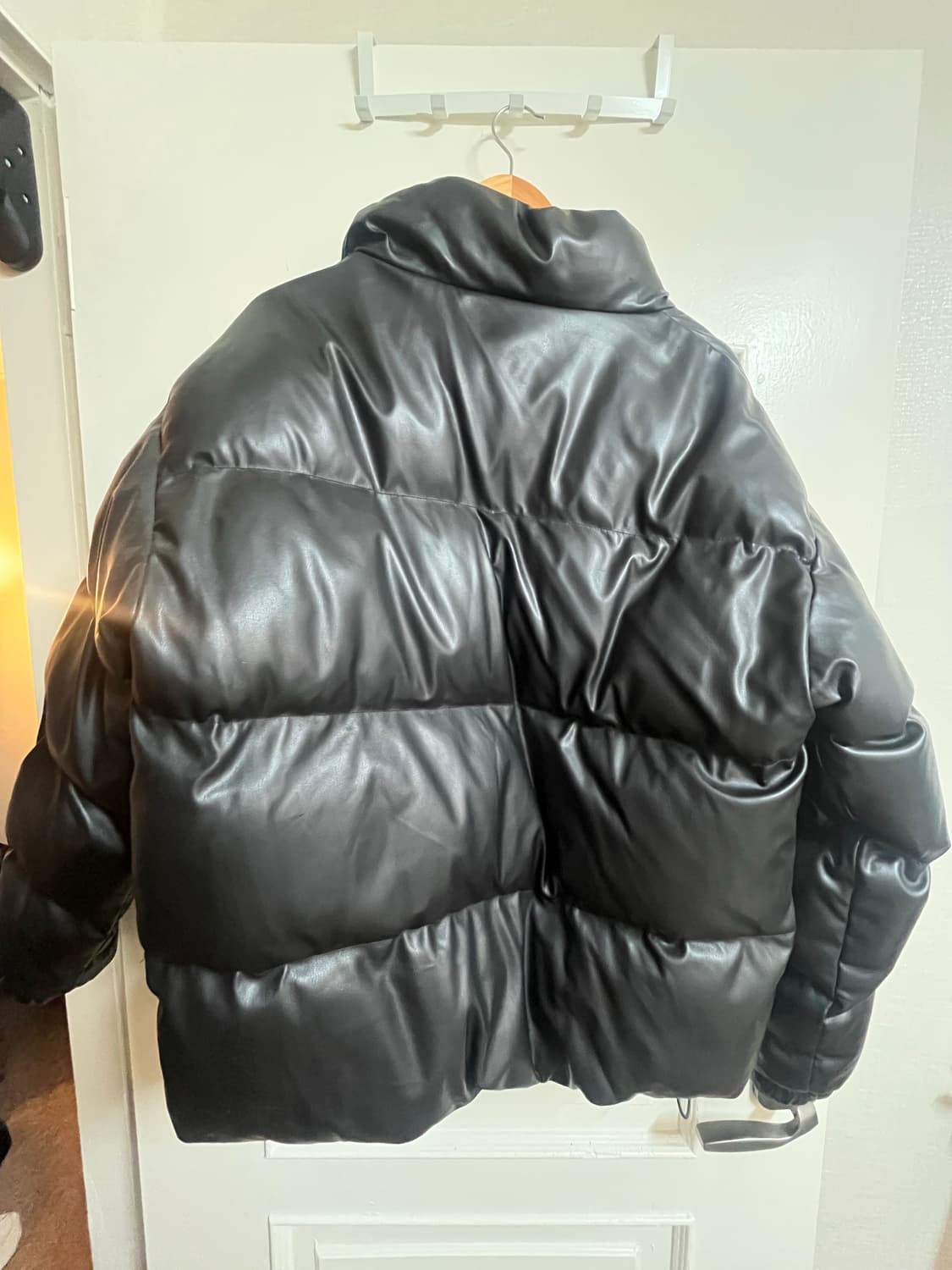 스파오 인조 가죽 패딩 L 상품이미지2