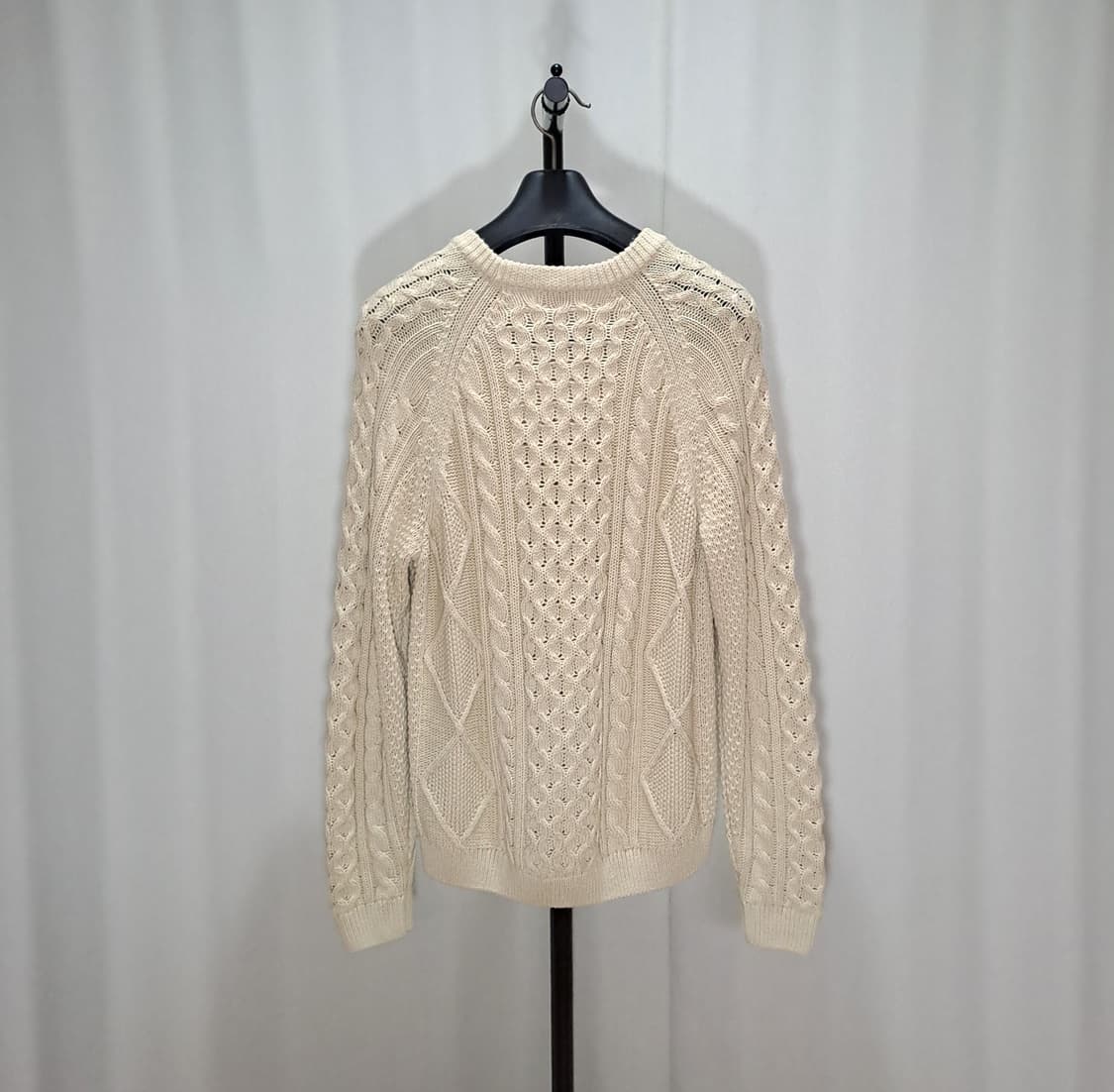 (택포) 나이키 케이블 니트 롱슬리브 스웨터 라탄 L B281 상품이미지4