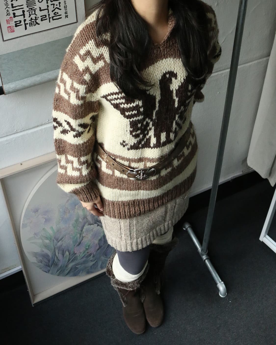 빈티지 울 코위찬 스웨터  상품이미지7