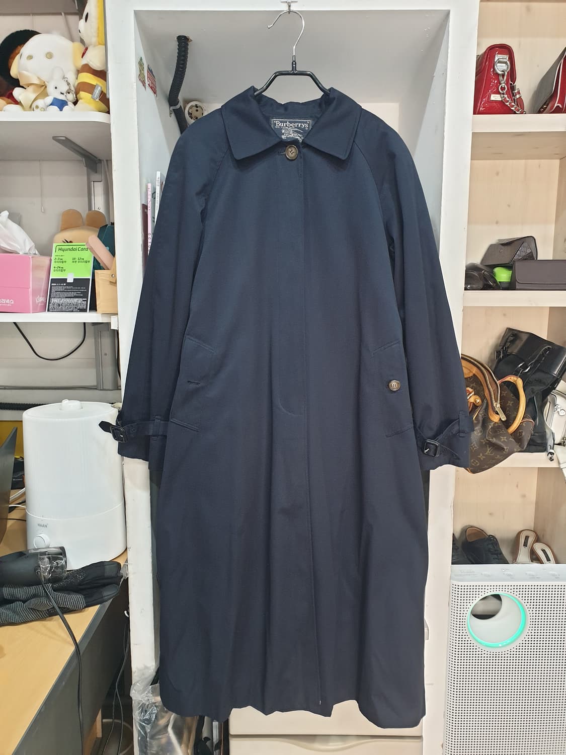 빈티지 버버리 네이비 트렌치코트 s 상품이미지1