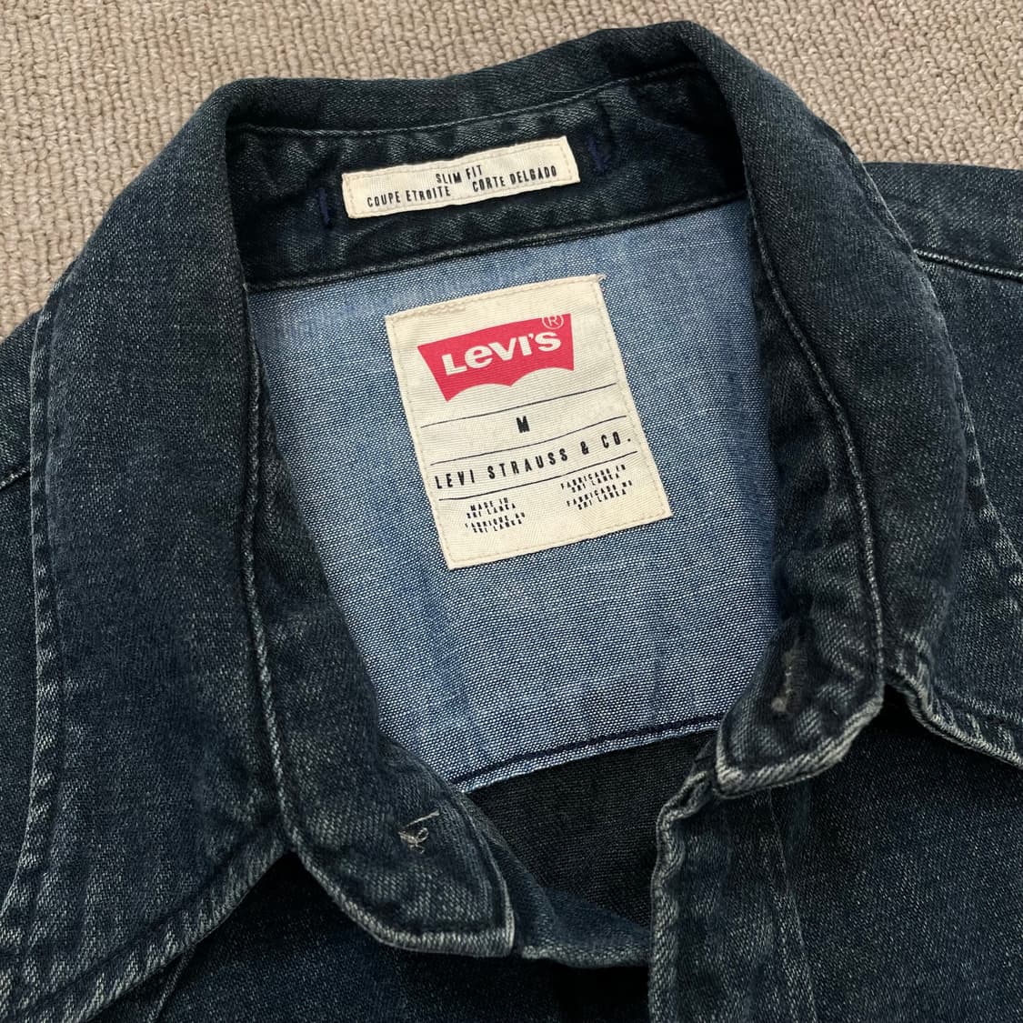 levis 리바이스 웨스턴 데님 셔츠 m 상품이미지2