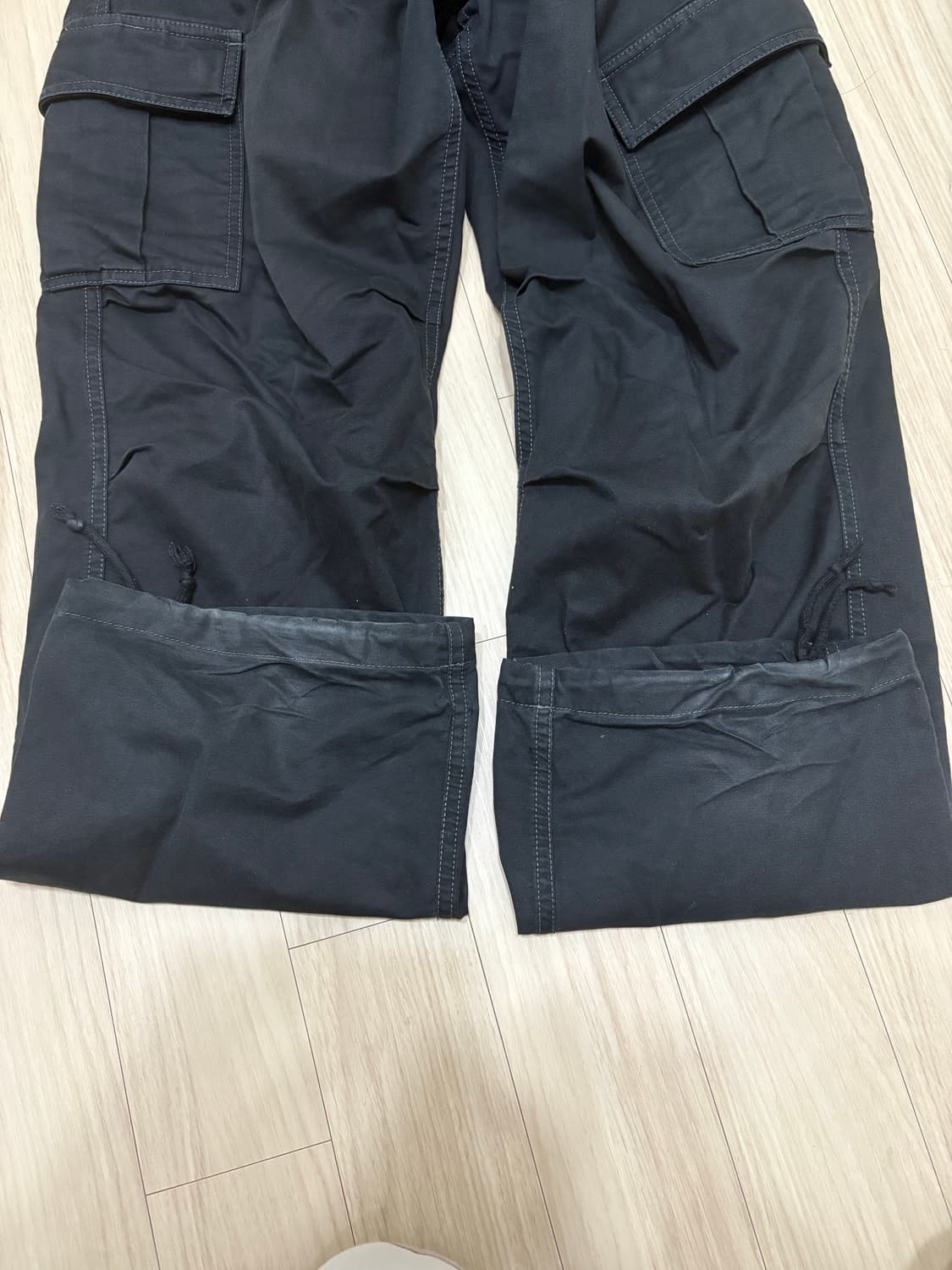 컴퓨터포맷 카고 팬츠 블랙 M사이즈 상품이미지4