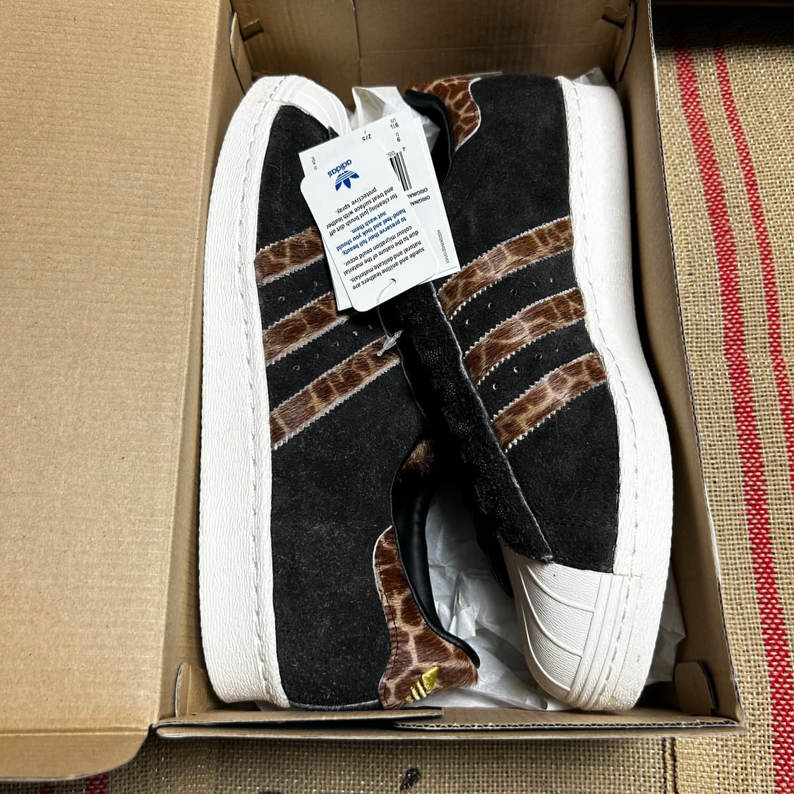 새상품 아디다스 슈퍼스타 80s 지라프 (Q21903) 상품이미지5