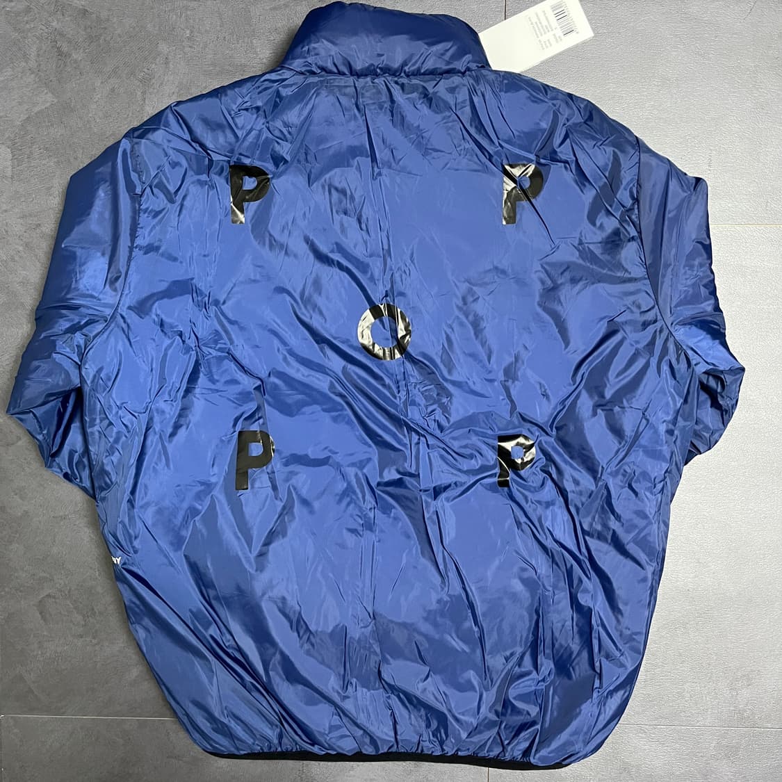 팝트레이딩컴퍼니 퀄티드 리버시블 자켓 블랙 S 상품이미지3