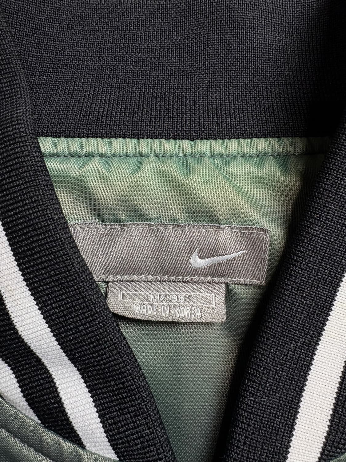  00s 나이키 트랫 트레일 빅로고 올드스쿨 사틴 바시티 점퍼 2293 상품이미지3