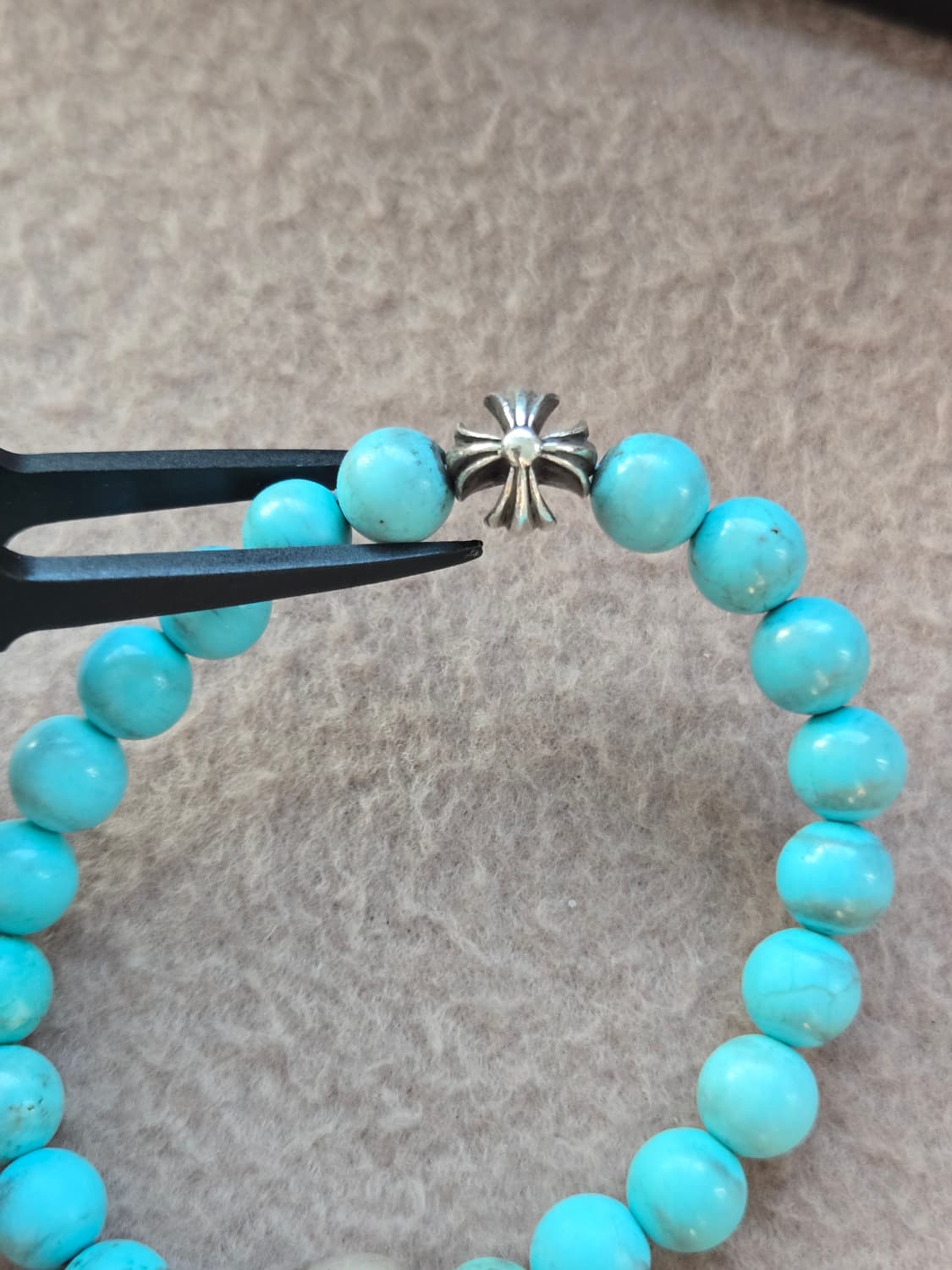 크롬하츠10mm 터키석 팔찌 정품 상품이미지2