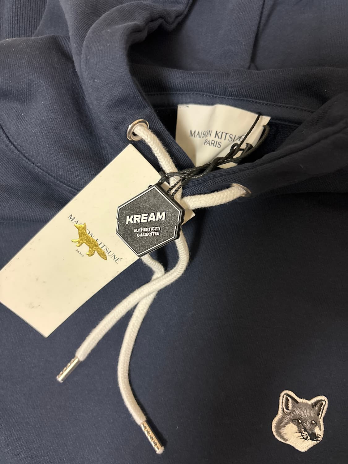 메종 키츠네 그레이 폭스 헤드 패치 상품이미지2