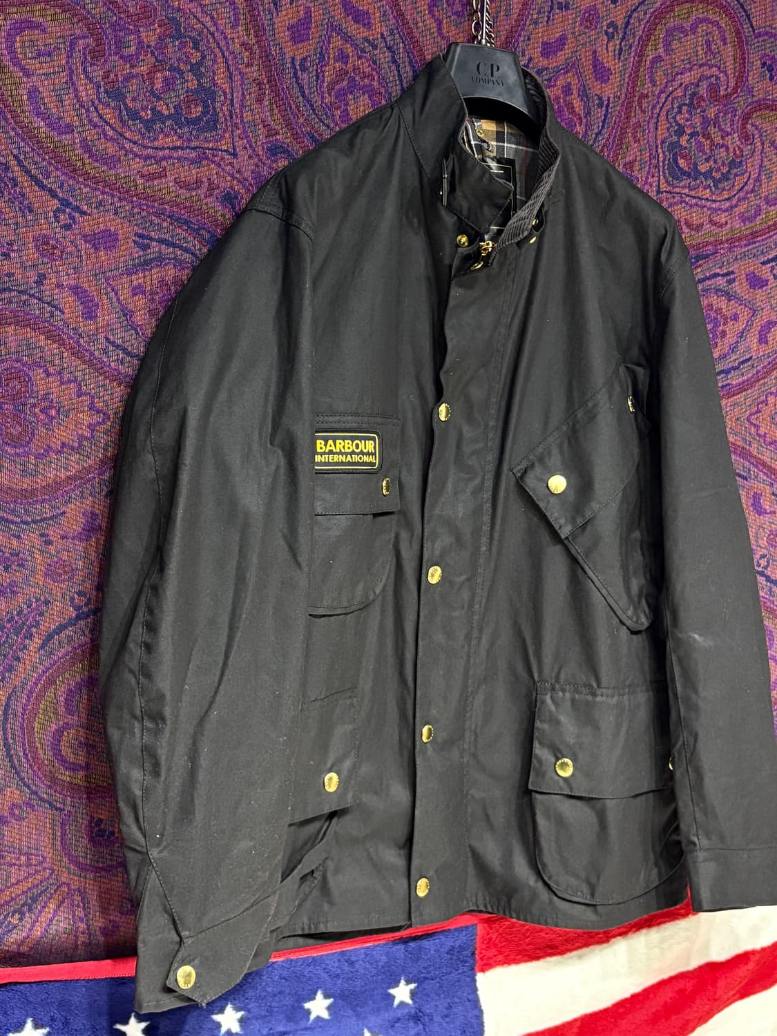 바버 인터네셔널 왁스자켓 48사이즈 상품이미지3