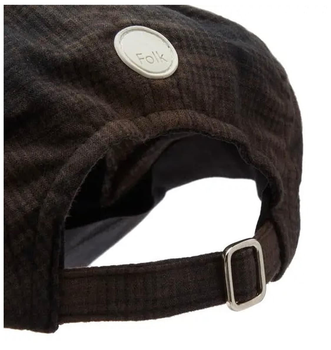 FOLK 포크 체크 5패널 캡 브라운 상품이미지5