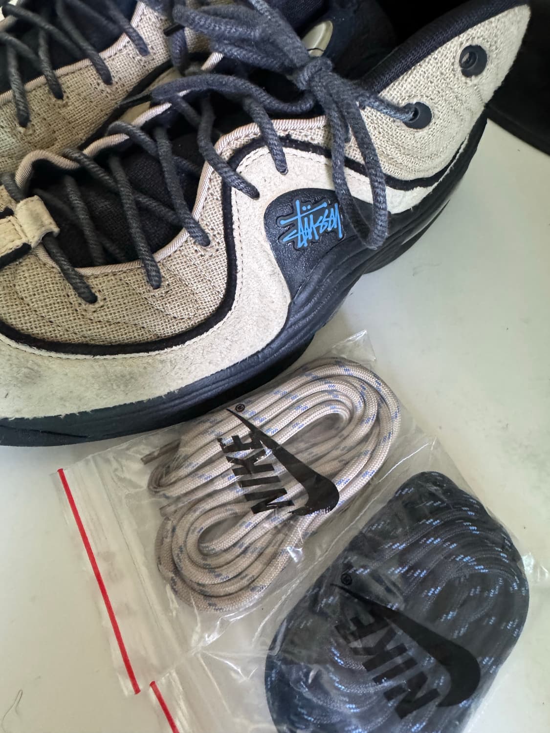 나이키x스투시 에어페니 라탄 앤 라임스톤 280 상품이미지2