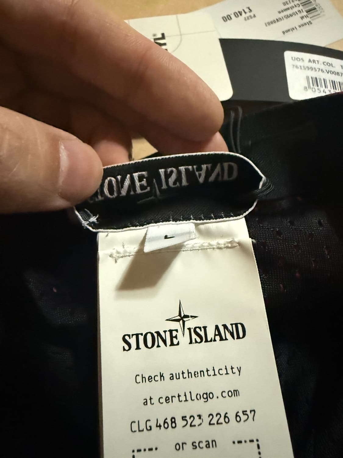 스톤아일랜드 나일론 메탈 볼캡 (L size) 상품이미지6