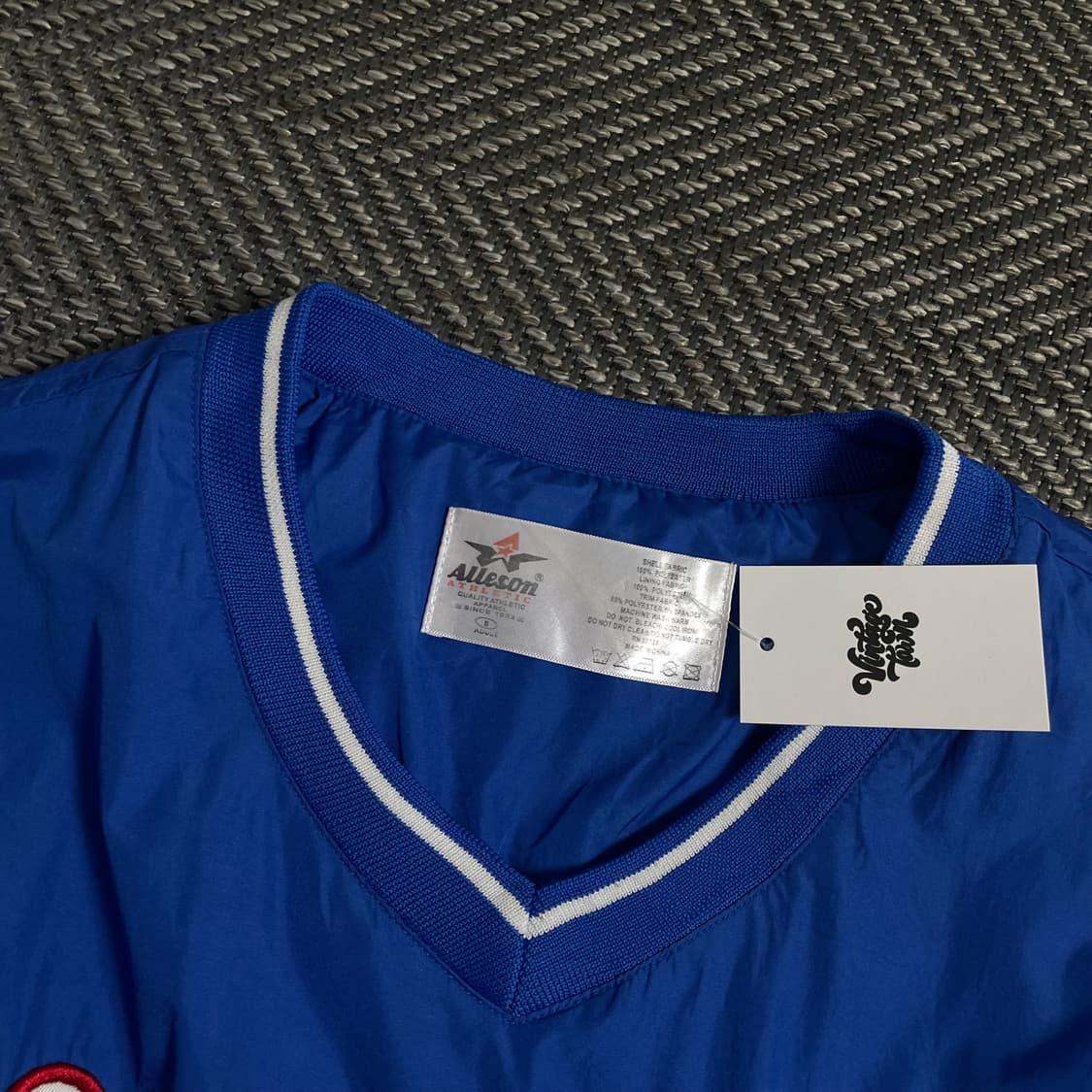 USA 오리지날 빅로고 컬리지 우븐 웜업o 3977 상품이미지7