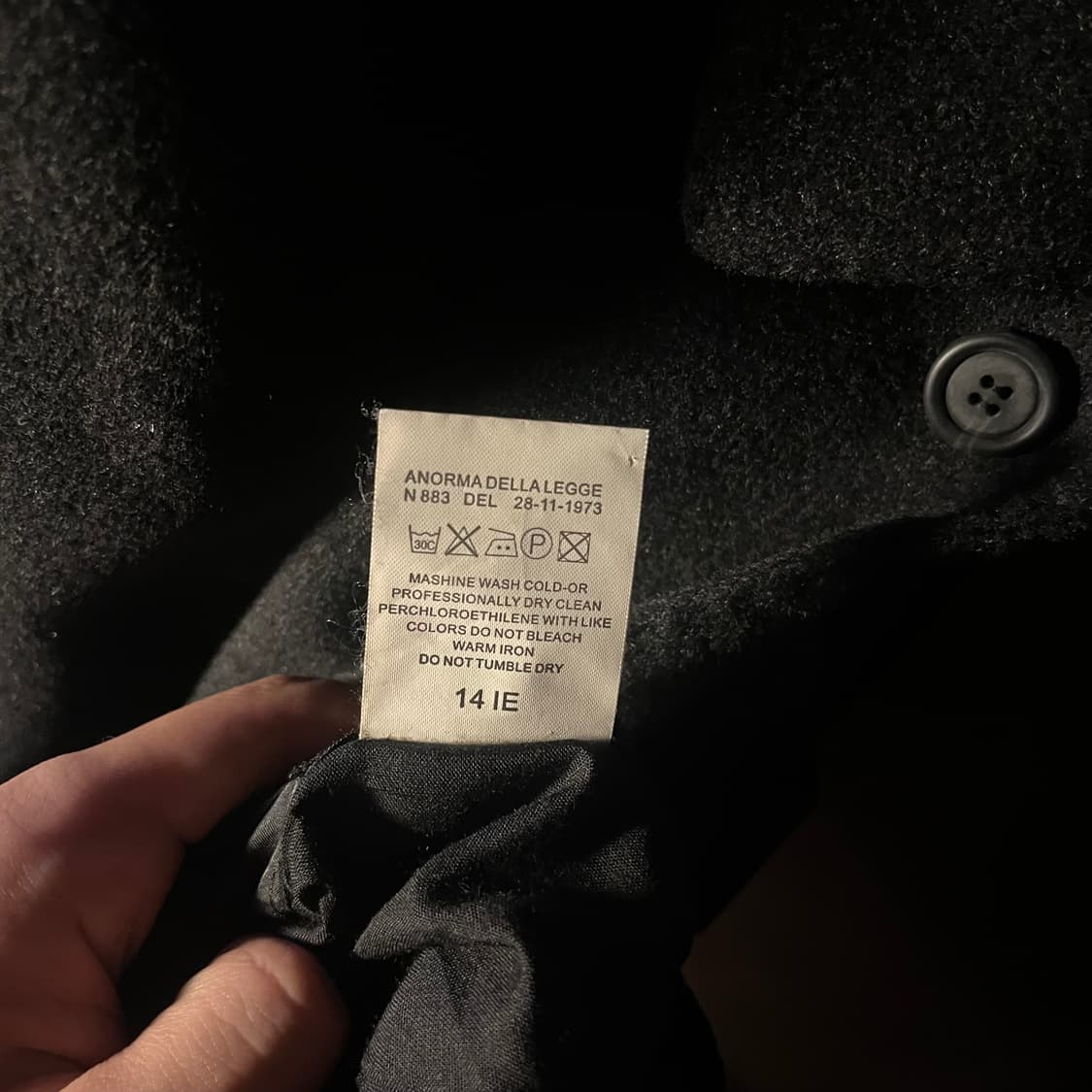 Brooks Brothers 베이비 캐시미어 100 싱글 코트 상품이미지10