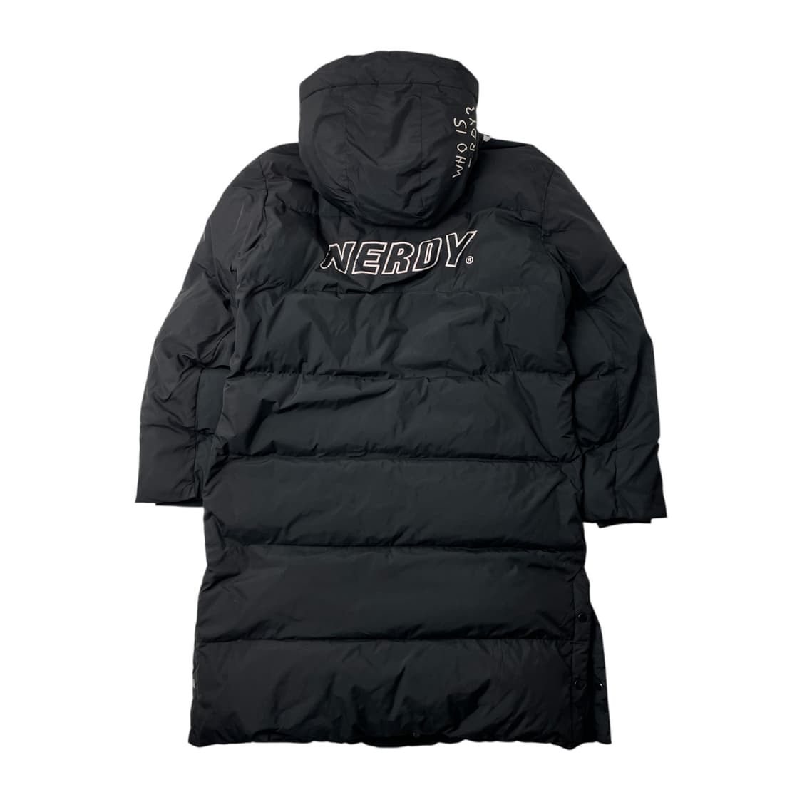[택포] 널디 롱패딩 후드 점퍼 블랙 M 상품이미지2