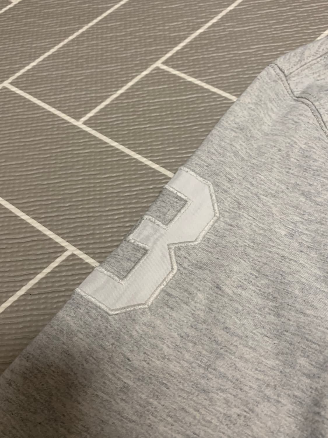 폴로 빅포니 긴팔 럭비티 회색 상품이미지4