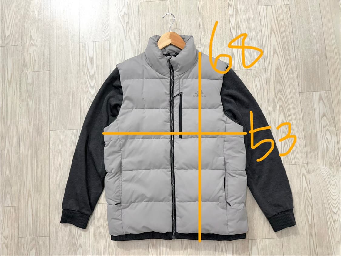 남성 95 / 아디다스 패딩 조끼 봄버 상품이미지2
