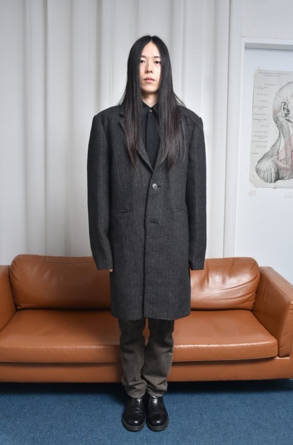 슈퍼드라이 울 헤링본 코트 체스터 싱글 코트 N216 hp23121803 상품이미지2