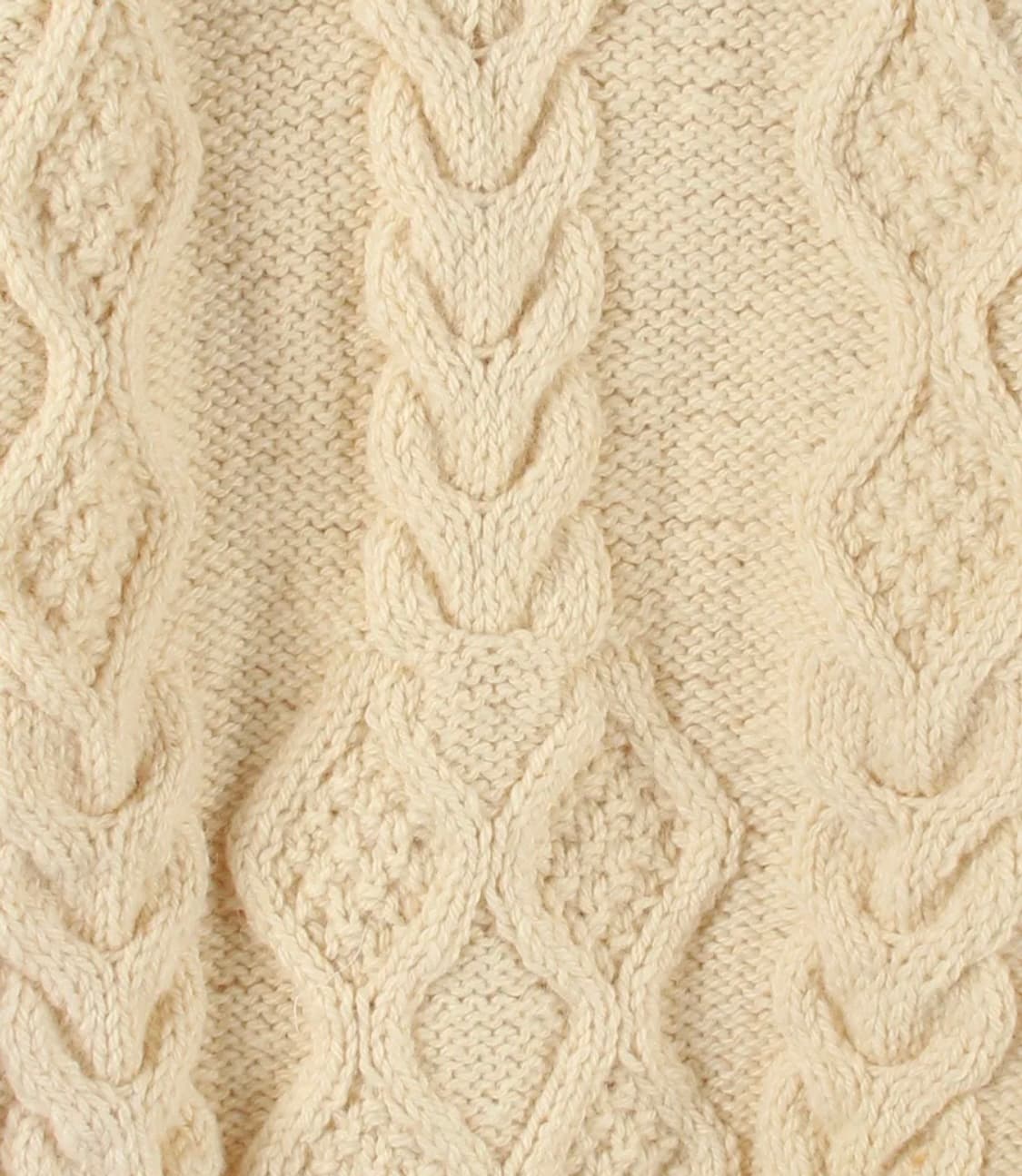 꽈배기 케이블 니트 옐로우  상품이미지3