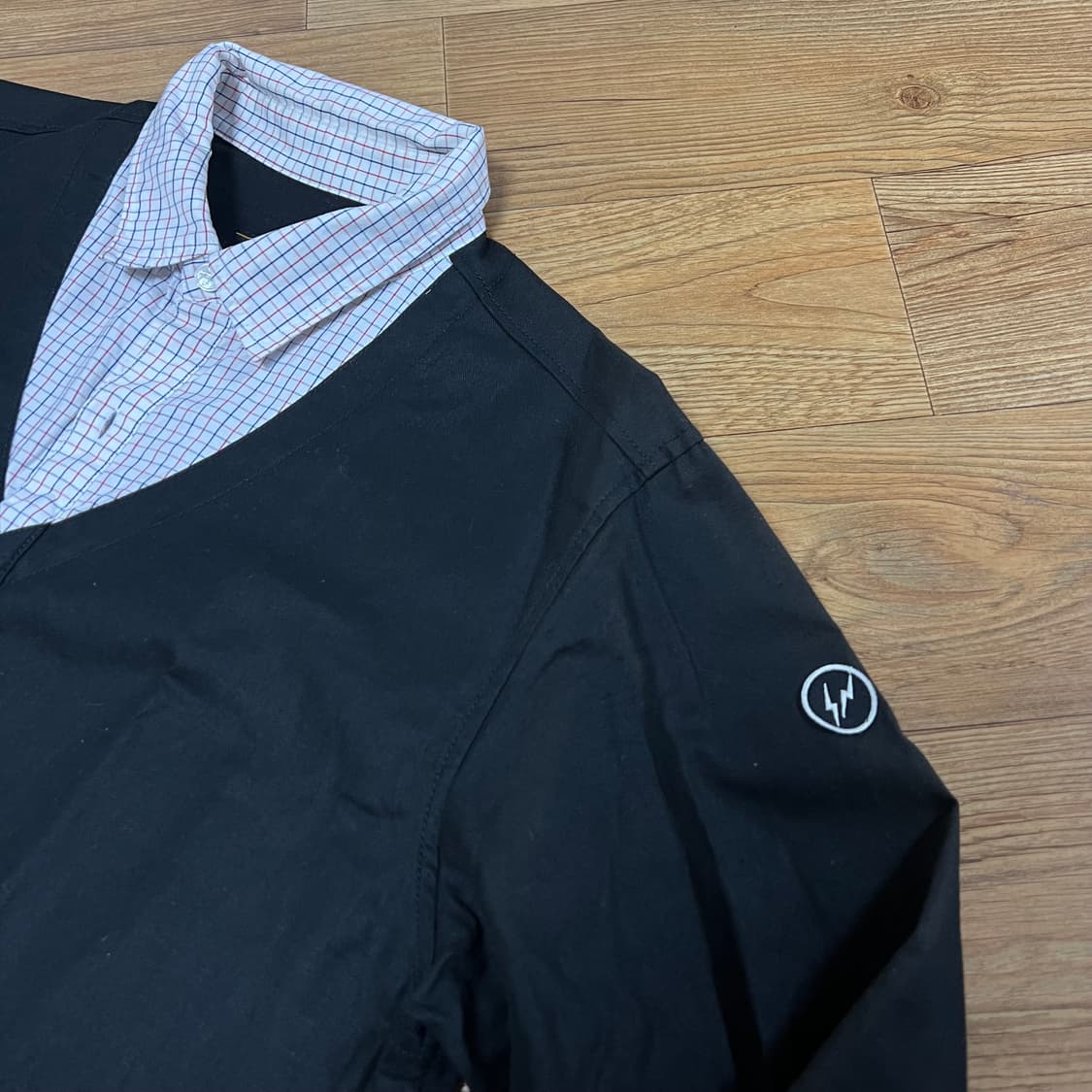 프라그먼트 네이버후드 페이크 레이어드 가디건 셔츠 상품이미지3