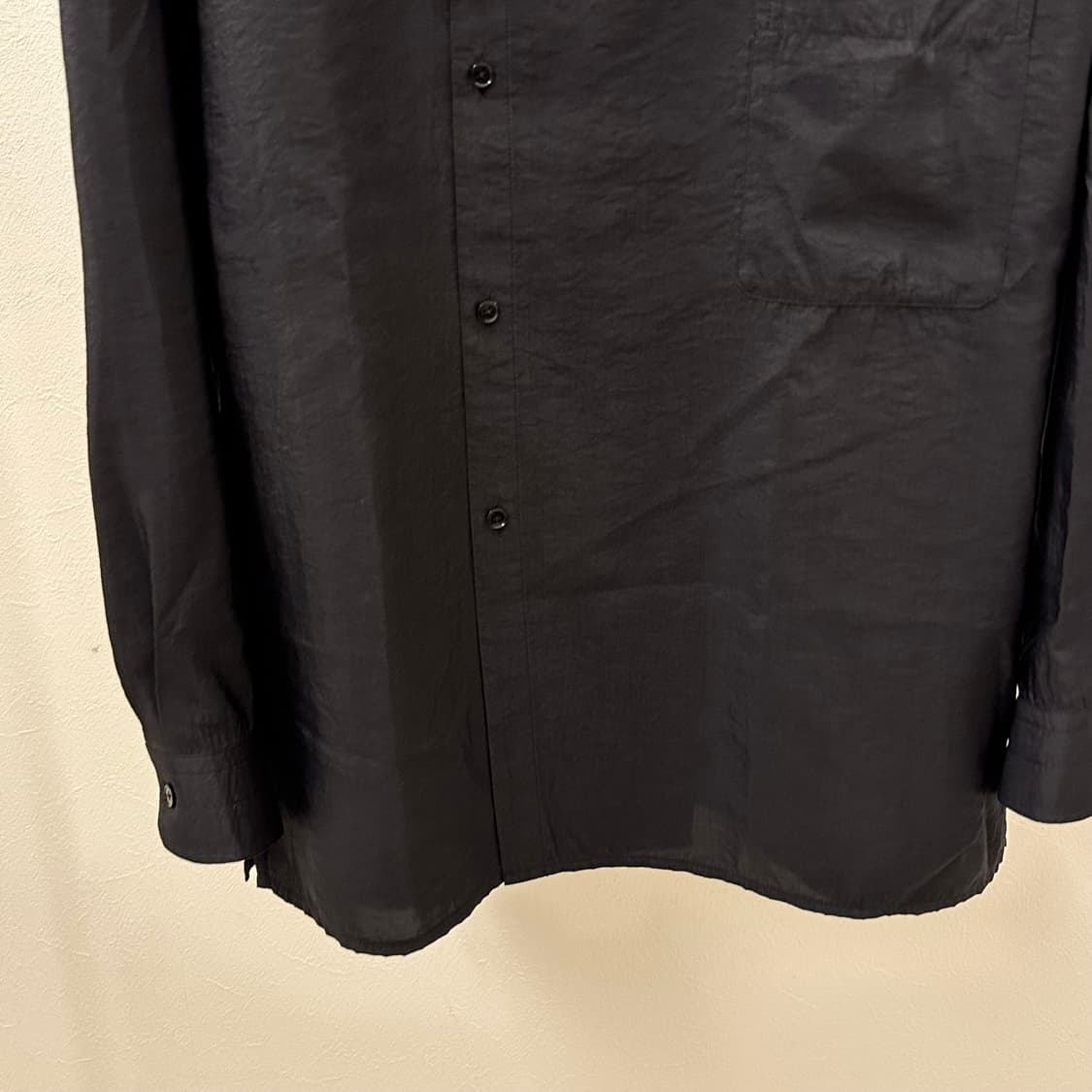 르메르 어시메트릭 실크 셔츠 m사이즈  상품이미지3