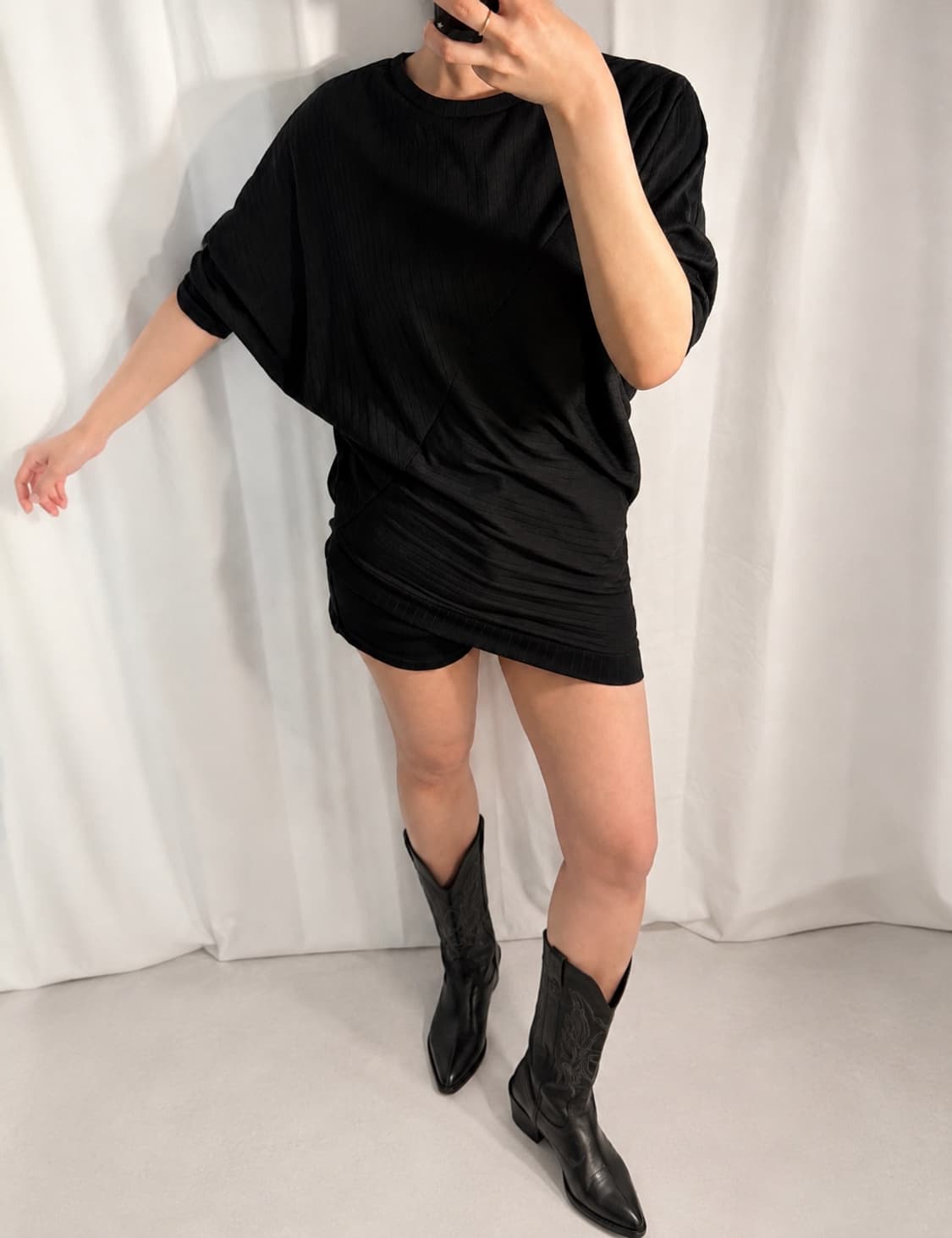 Draped Asymmetrical Tunic 상품이미지7