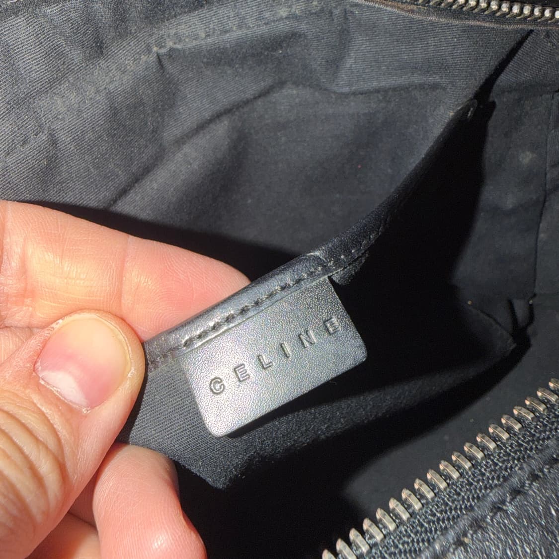 빈티지 셀린느 마카담 스웨이드 토트백 상품이미지9