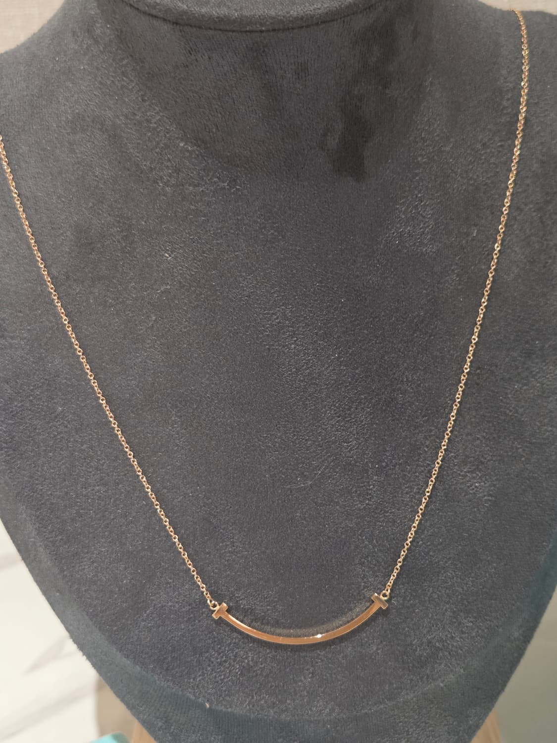 티파니앤코 스마일 팬던트 목걸이 S Size 18K Rose Gold 상품이미지2
