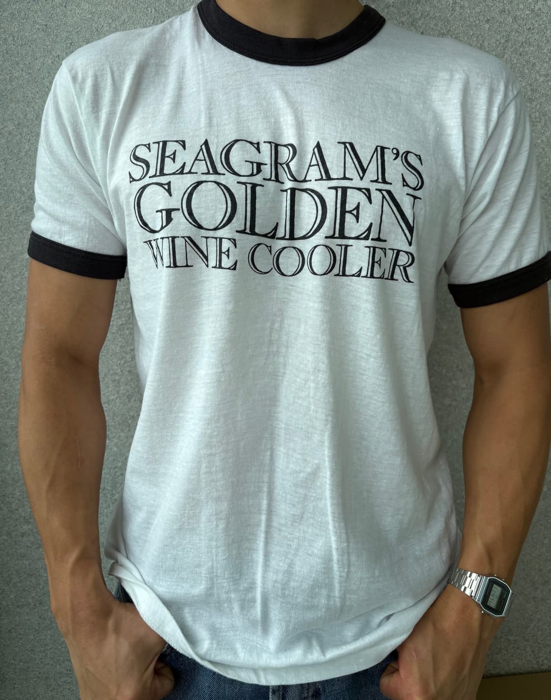 빈티지 80s Seagram’s Golden Wine Cooler 링거티 상품이미지5