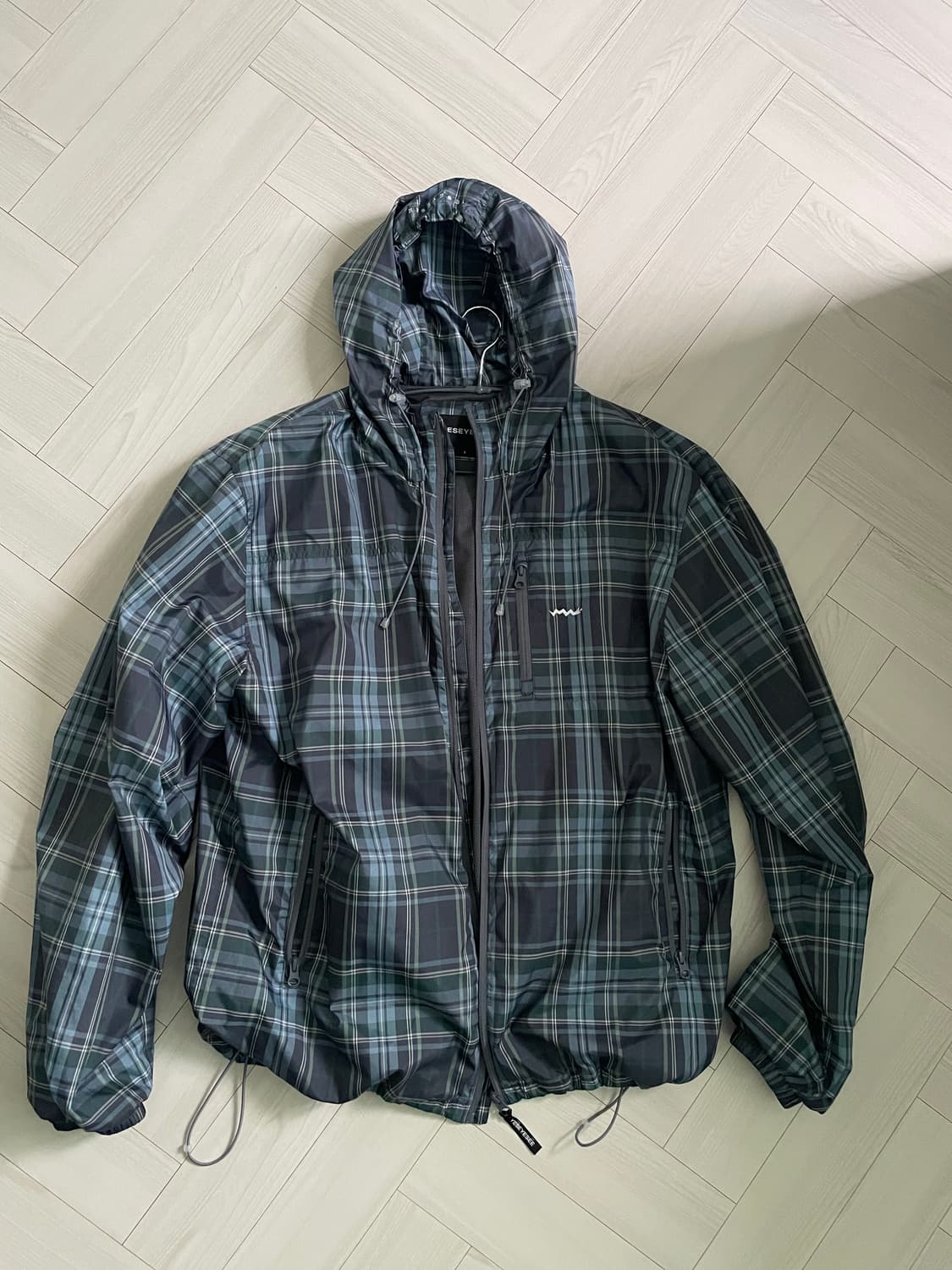 예스아이씨 Y.E.S 체크 바람막이 L 상품이미지1