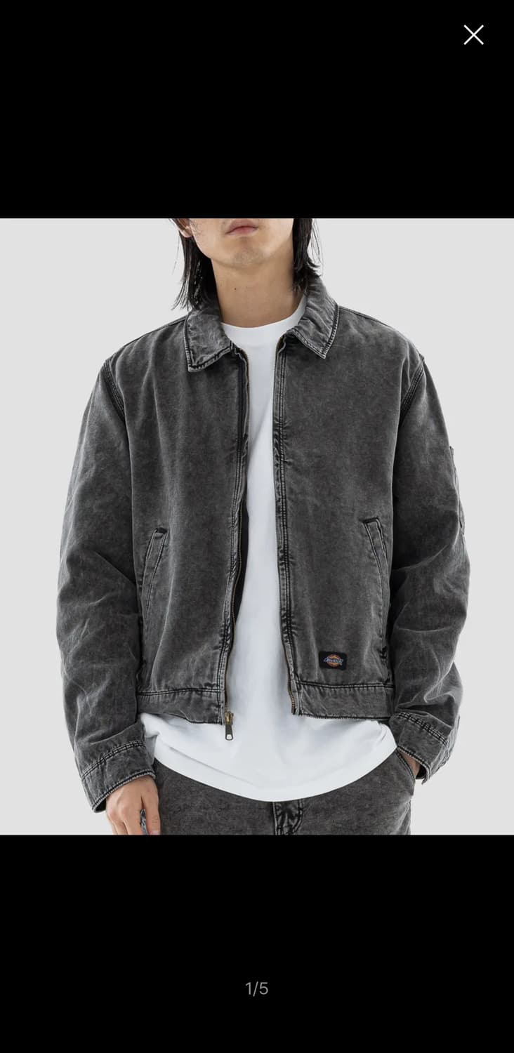 디키즈 뉴잉턴 워시드 자켓 블랙 M 상품이미지1