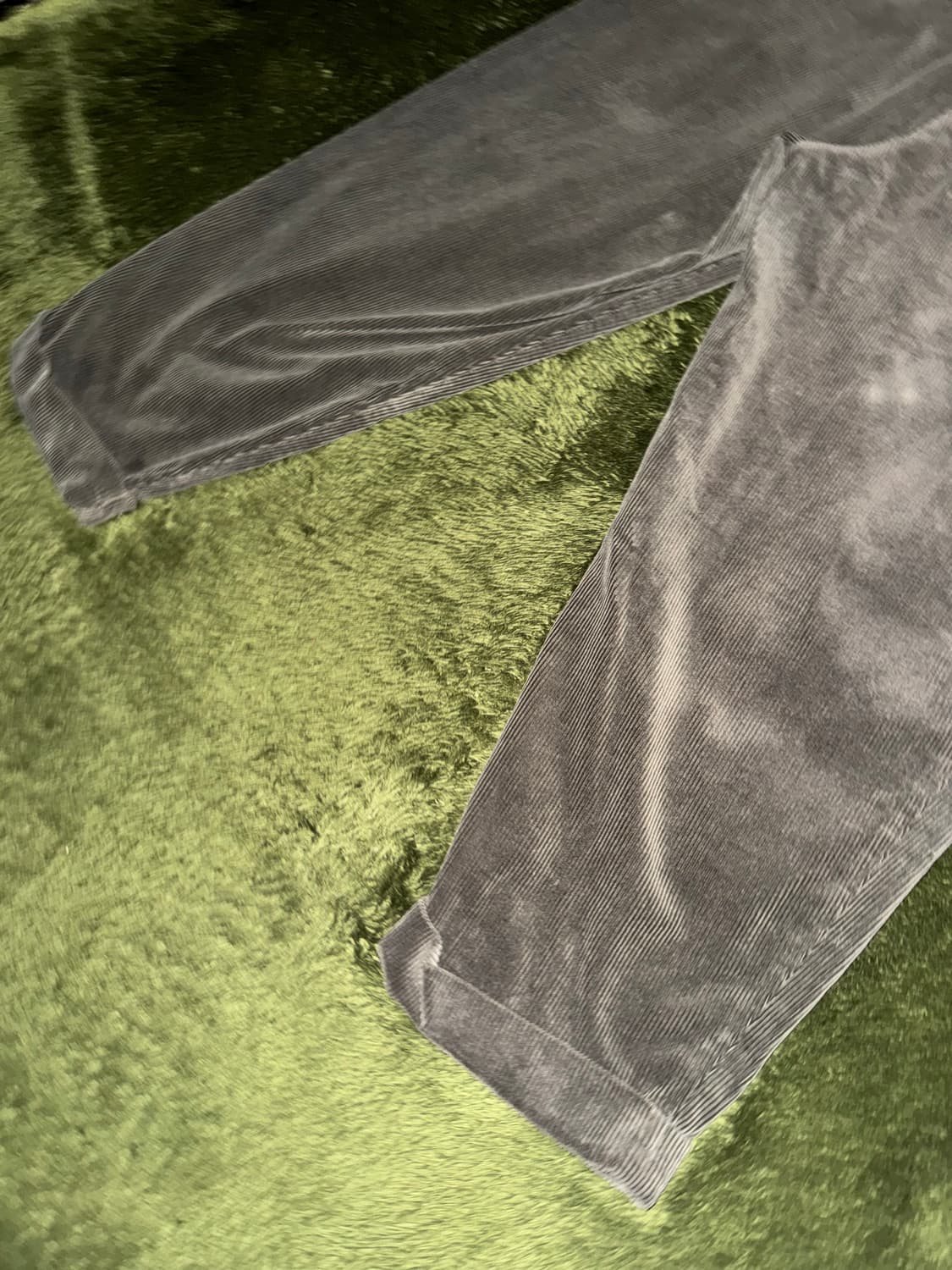 [L] Beams 빔즈 플러스 코듀로이 투턱 트라우저 올리브 상품이미지9