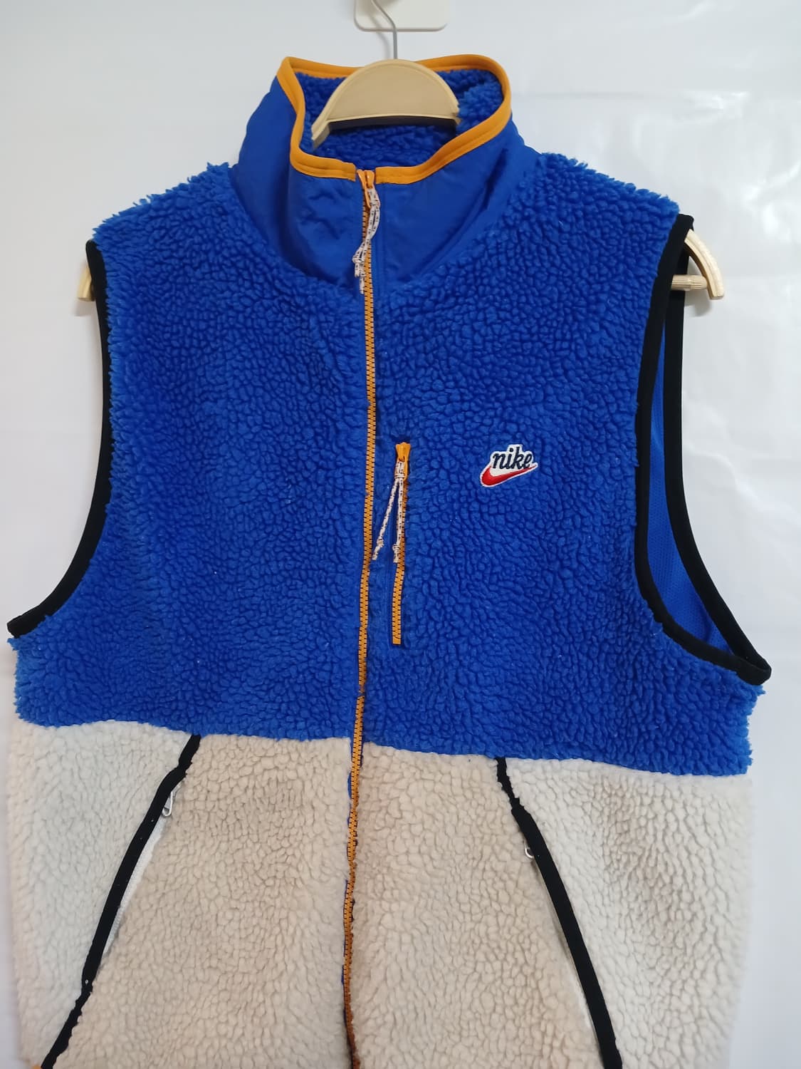 (XL,105)나이키 쉐르파 플리스 베스트 블루 상품이미지3