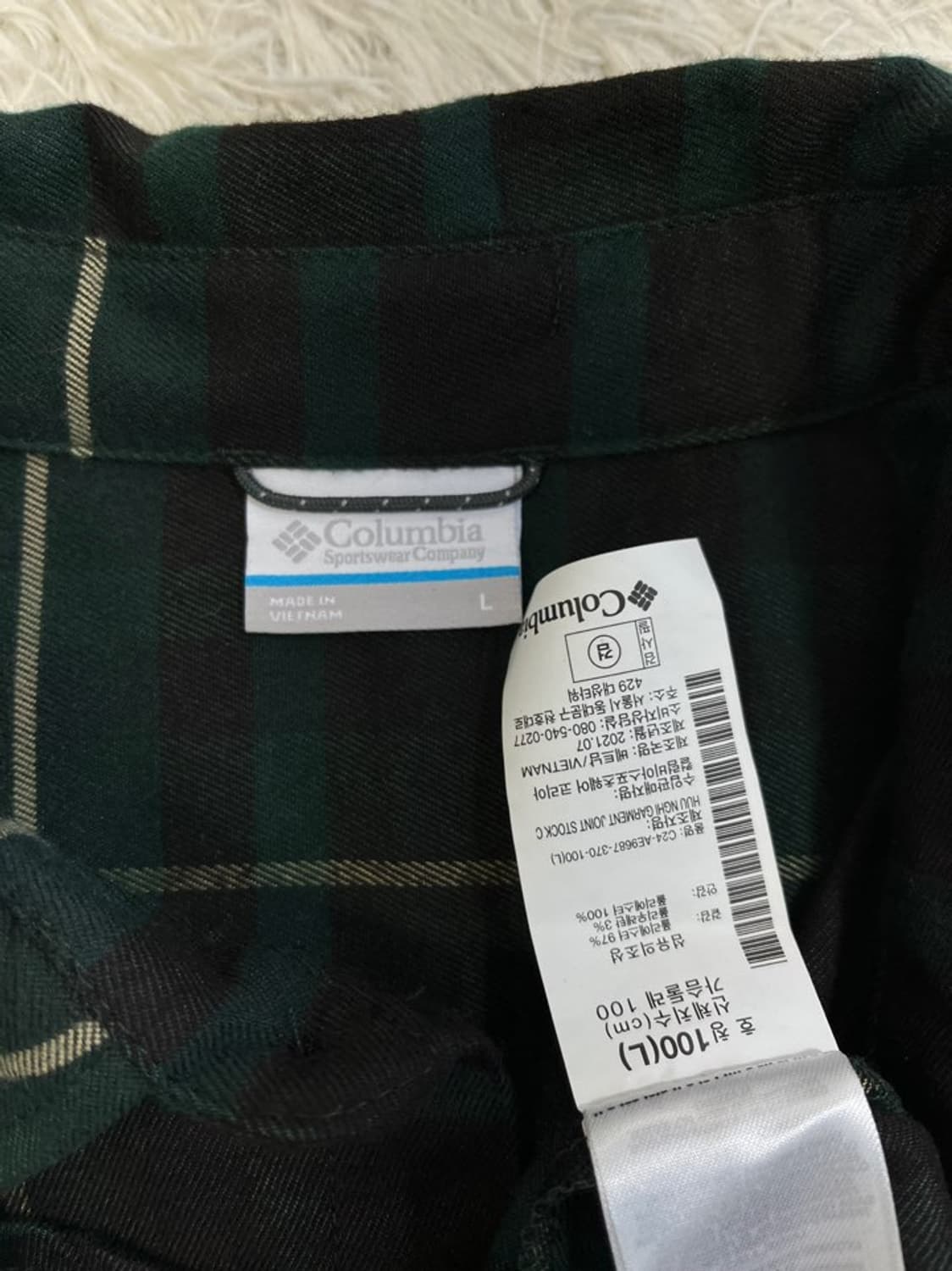 콜롬비아 플란넬 체크 셔츠/#560 상품이미지4