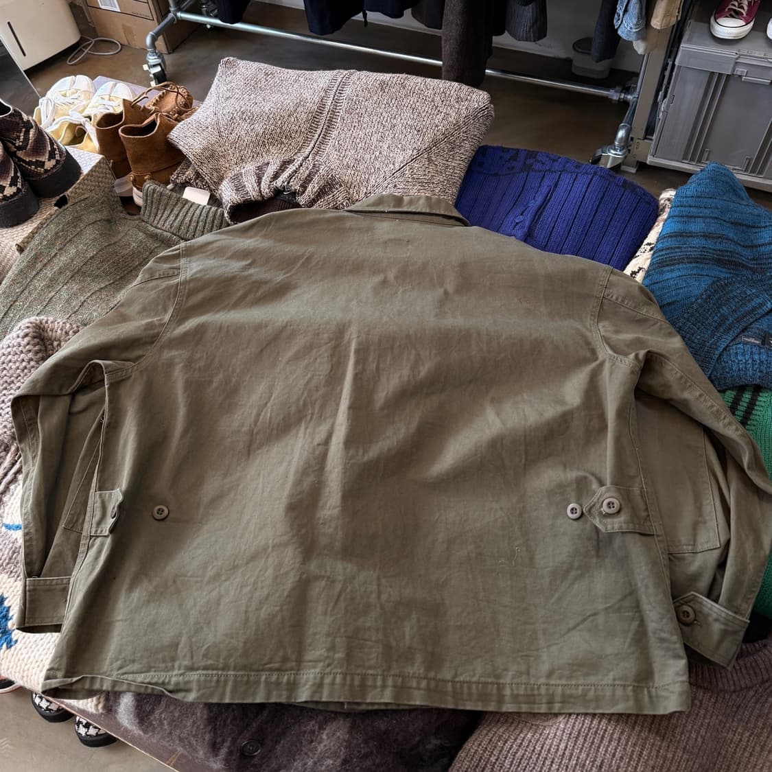 KOOKYN 일본 스트릿 브랜드 크롭 정글 퍼티그 자켓 밀리터리 자켓 상품이미지6