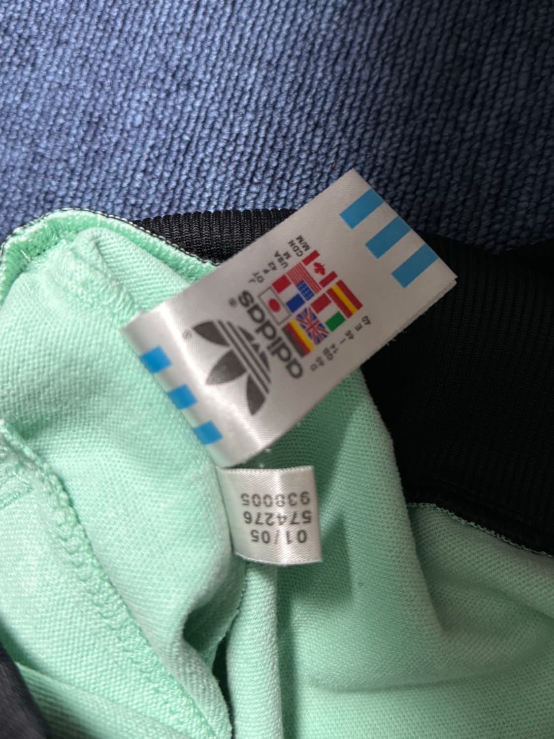 아디다스 민크색 져지 저지 집업 상품이미지6