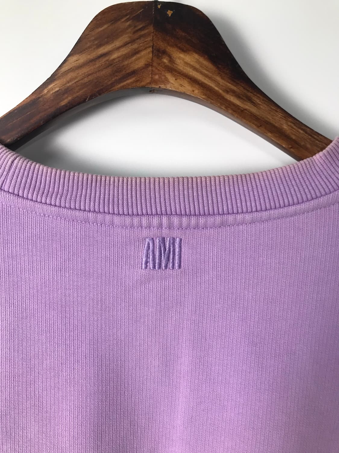 아미 자수로고 라벤더 스웻 맨투맨 상품이미지5