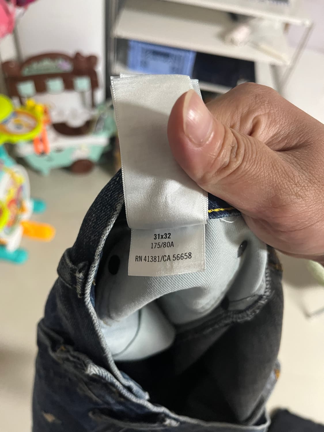 폴로 랄프로렌 말 패턴 청바지 31x32 상품이미지3