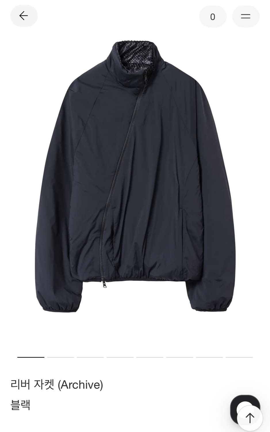 포스트아카이브팩션 리버자켓 블랙 M 상품이미지1