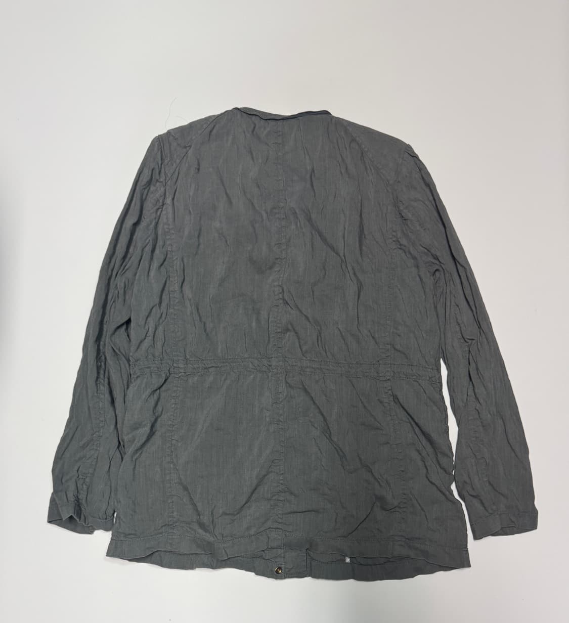 여성 빈폴 Beanpole 빈티지 카키 주름 집업 자켓 상품이미지2