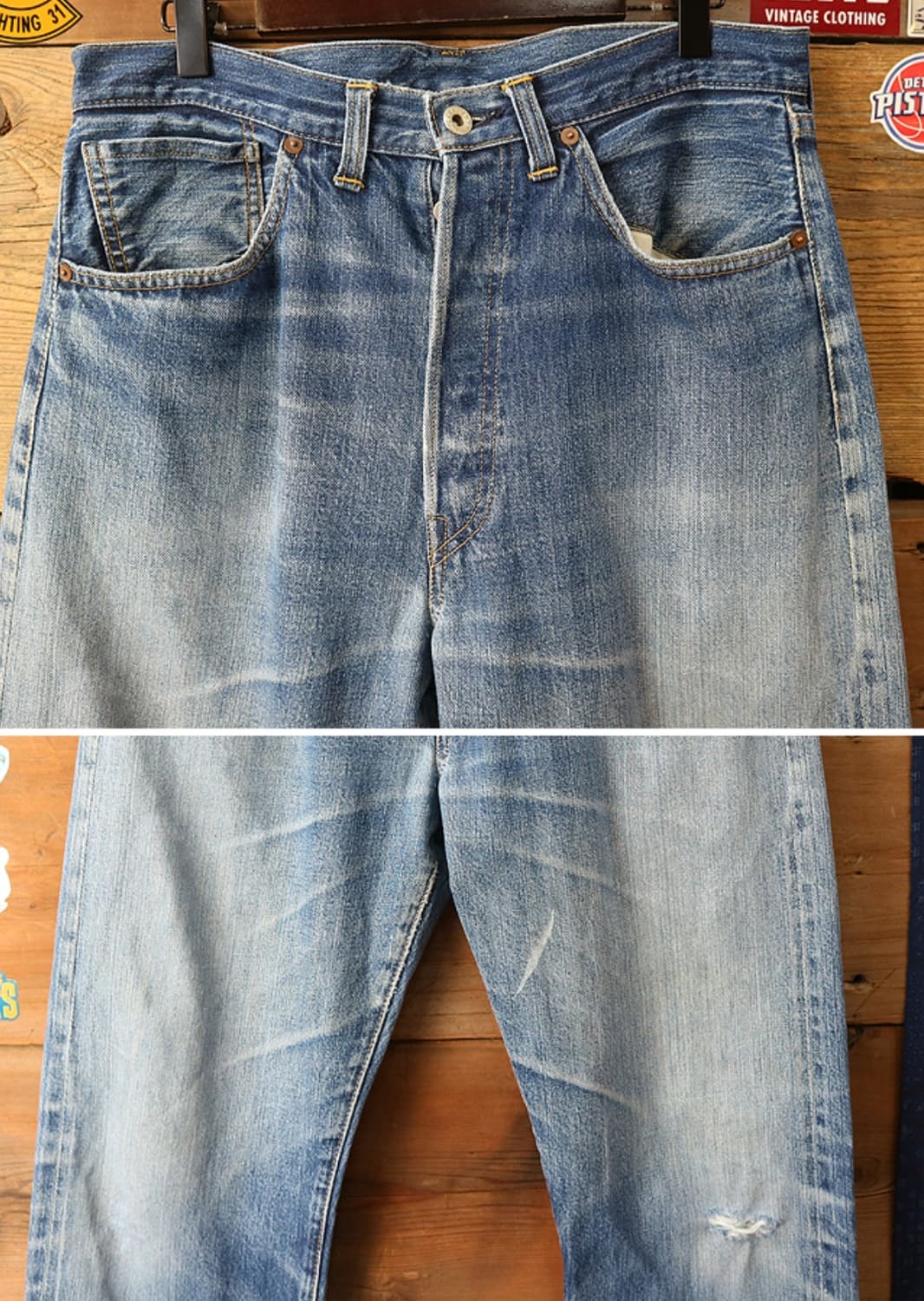 미국판 90s LVC LEVIS 리바이스 44501XX 빅E 셀비지데님 상품이미지3
