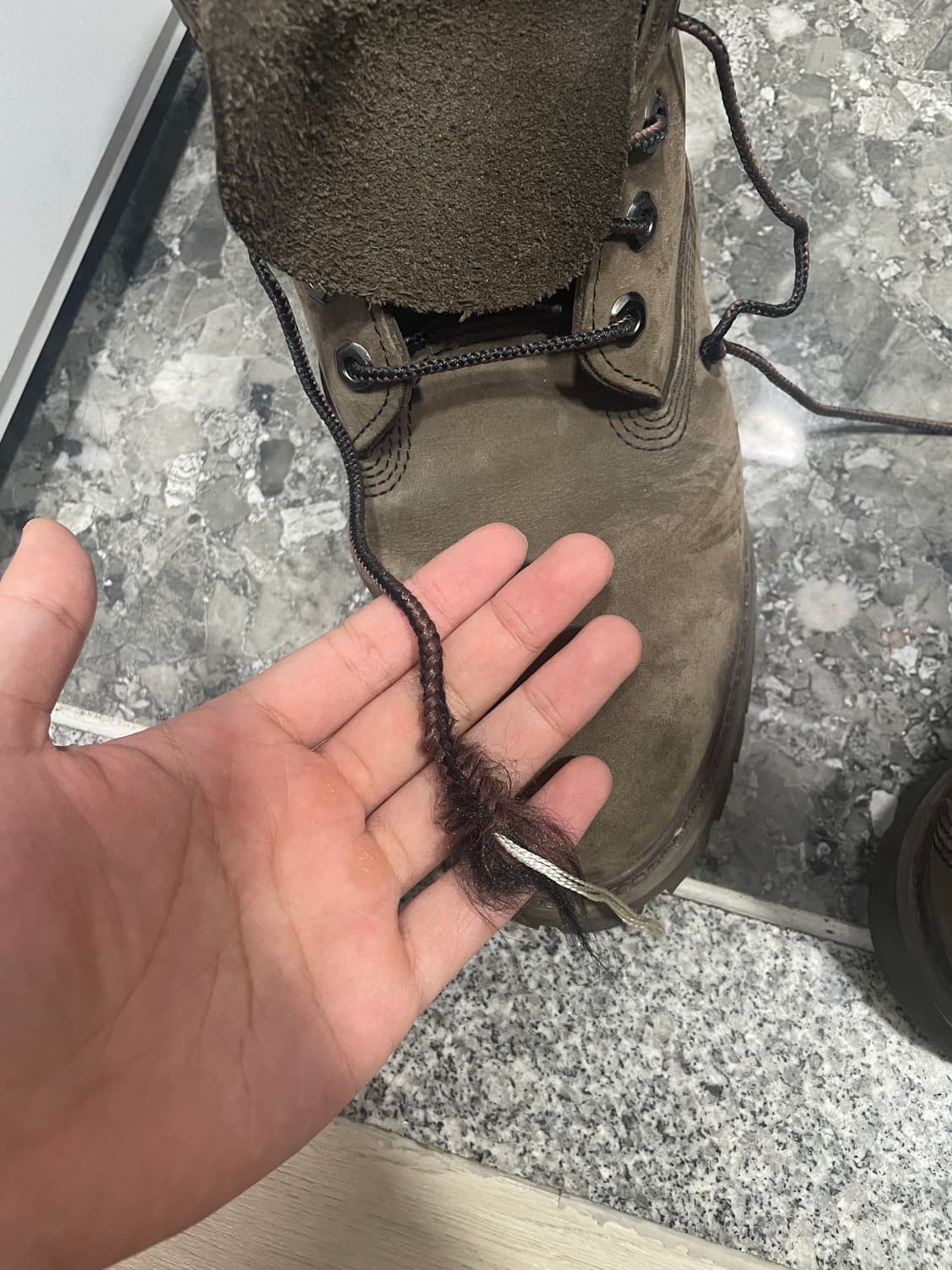 팀버랜드 6인치 프리미엄 워터프루프 부츠 다크 브라운 265 상품이미지9