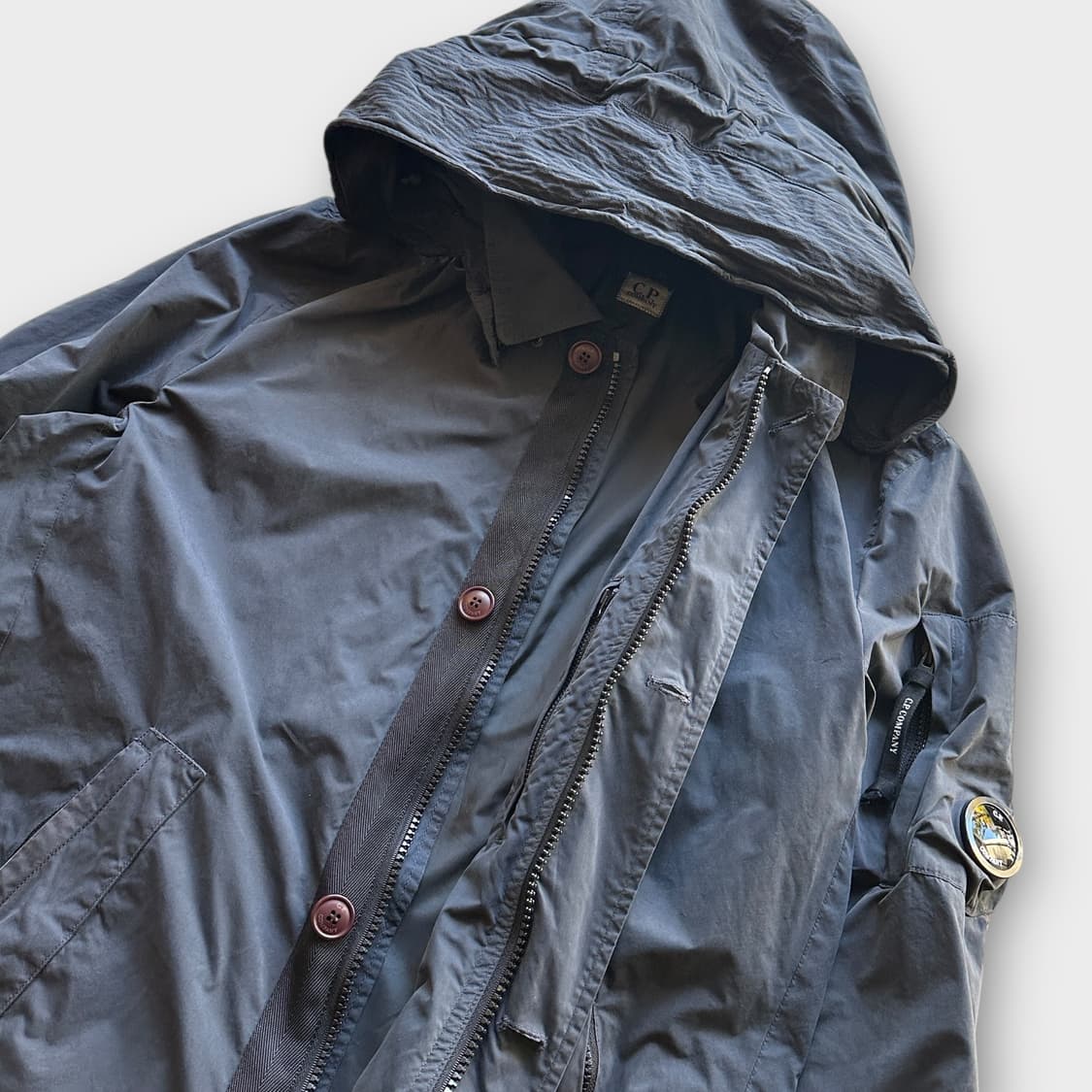 CP컴퍼니 블랙 야상 후드 자켓 상품이미지4