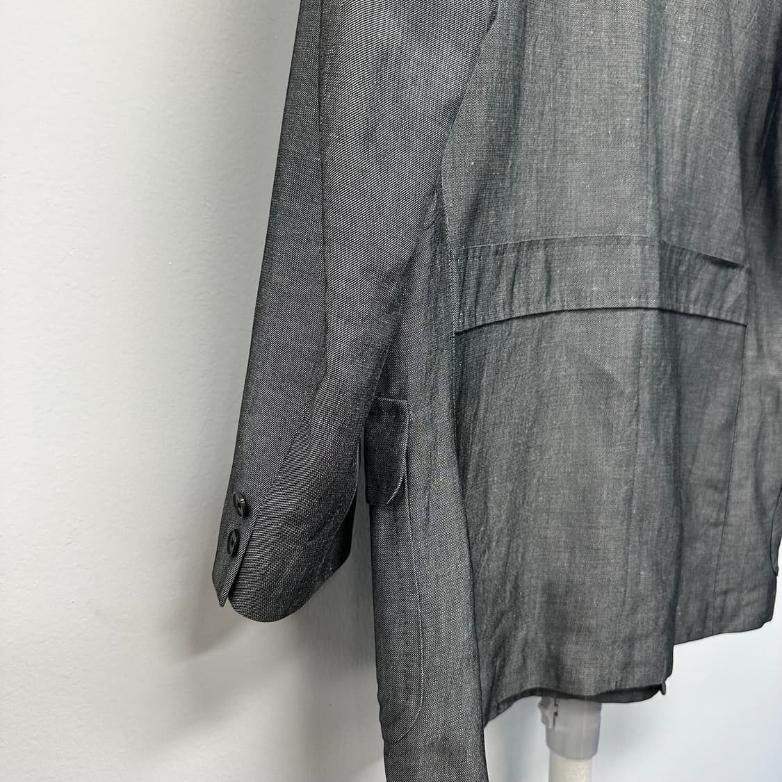 버버리 실크 린넨 자켓 상품이미지7