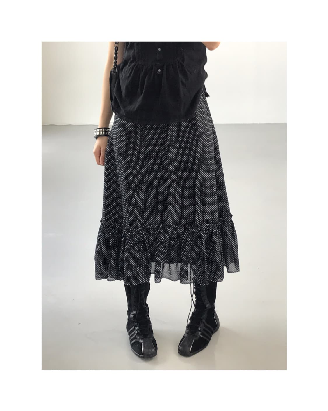 Voltage Dotted Midi Skirts 개인결제창 상품이미지1
