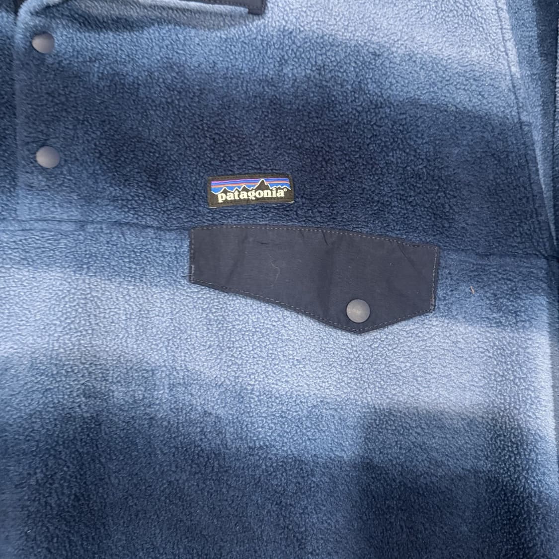 10s 파타고니아 신칠라 스냅-T 블루스트라이프/네이비 상품이미지3