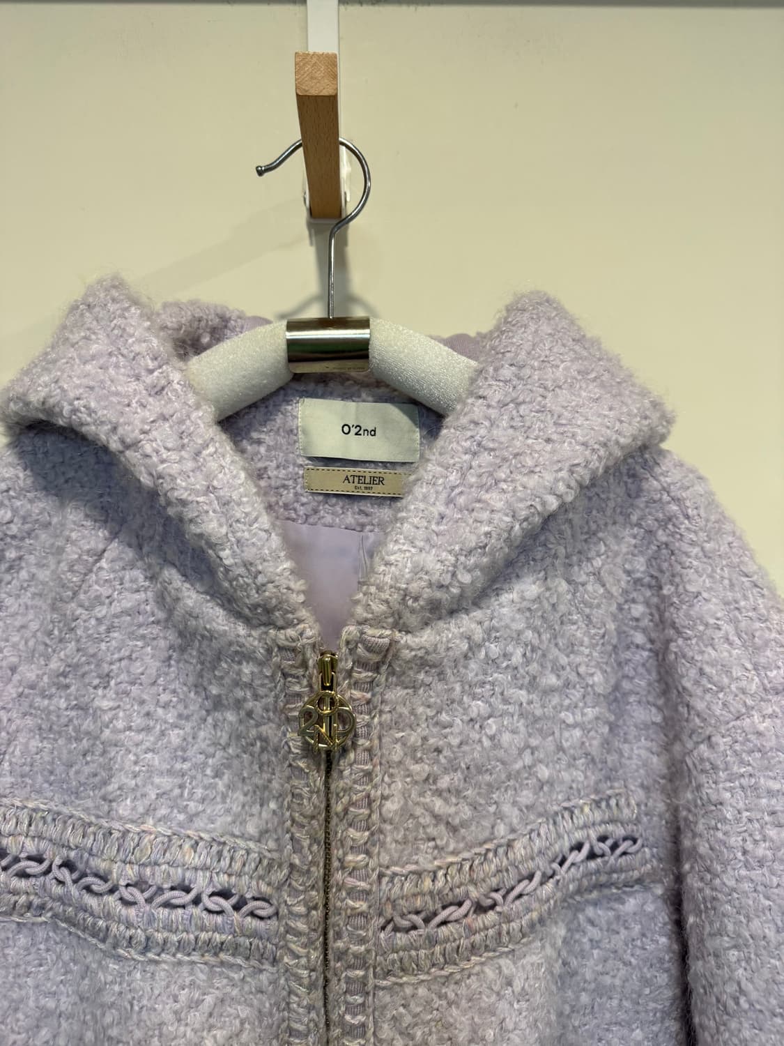 o2nd 오즈세컨 후드 울 자켓 상품이미지6