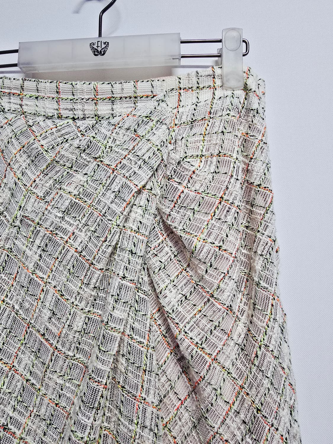 시스템 트위드 랩 스커트 체크 패턴67 상품이미지2