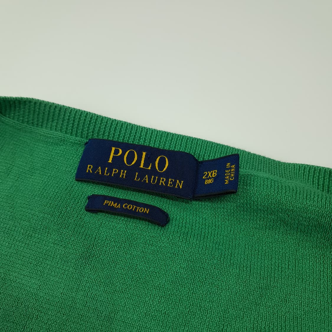 CL162 2XL 폴로랄프로렌 피마코튼 니트 베스트 상품이미지3