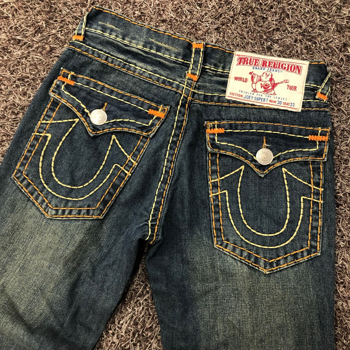 30 트루릴리전 조이 슈퍼 티 워싱 부츠컷 데님 팬츠 상품이미지7